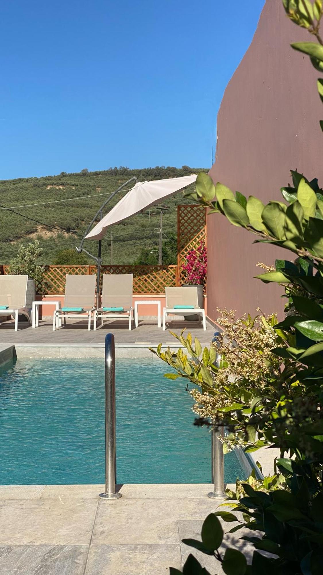 Arch Houses - Sharing Pool Spiliá Dış mekan fotoğraf
